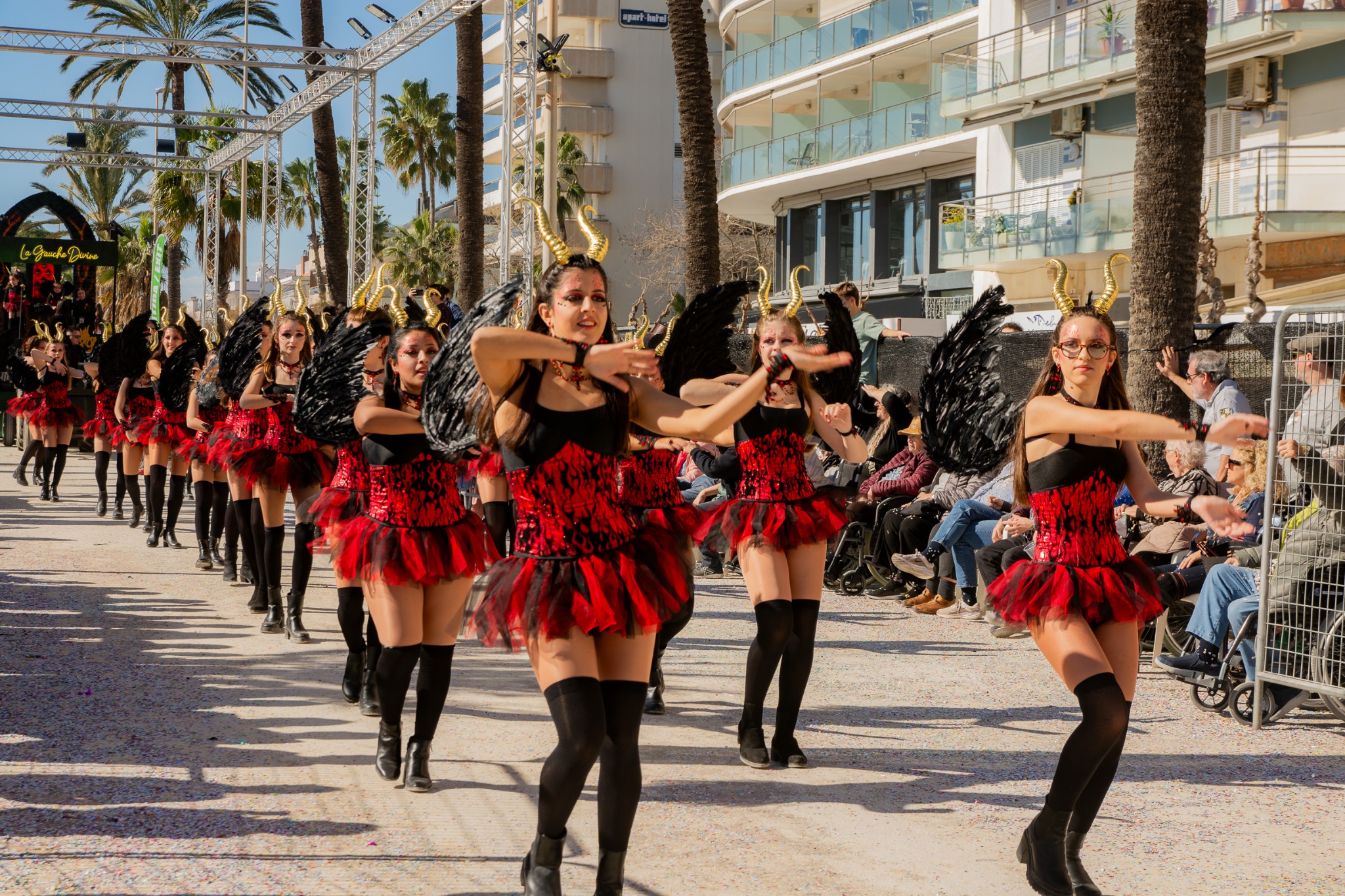 Rúa de Carnaval en Sitges