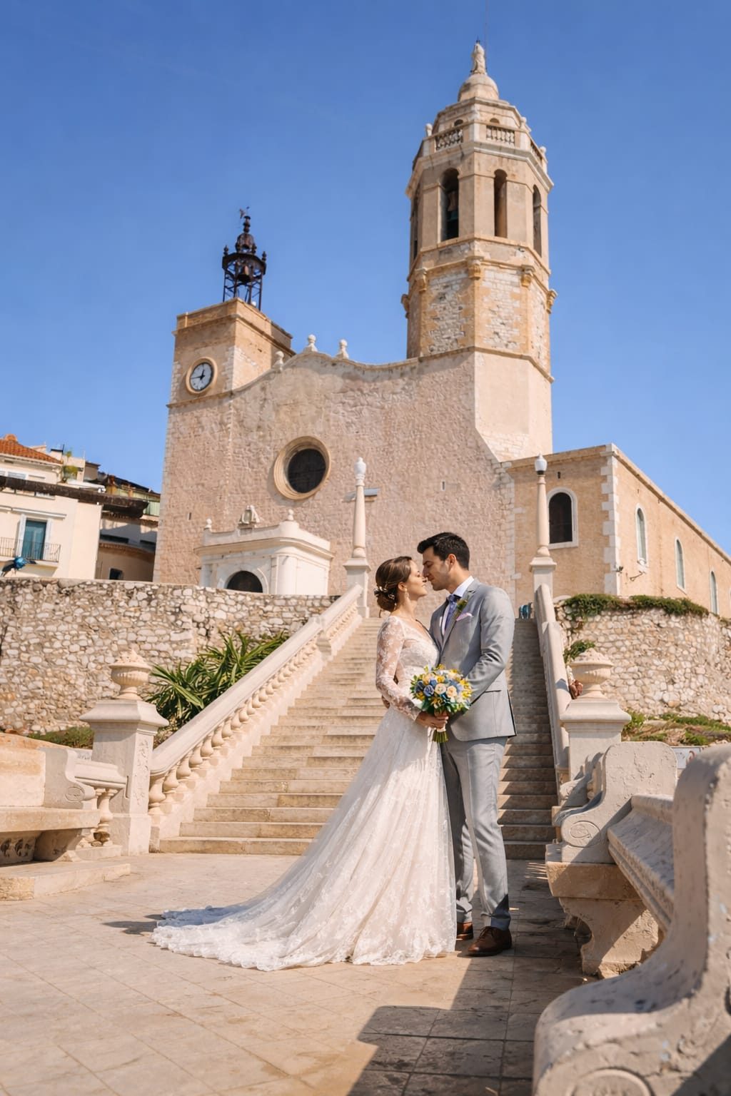 Iglesia de Sitges (Sant Bartomeu i Santa Tecla) - Fotógrafa de bodas en Sitges